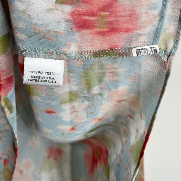 MISA | Women’s Alis Angeles Cayla Floral Scarf Blouse Size Small - Picture 6 of 7